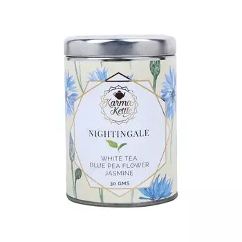 Белый чай с Клиторией и Жасмином (30 г), Nightingale, произв. Karma Kettle