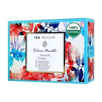 Белый чай Серебряные иглы (18 пак, 2 г), Silver Needle White Tea, произв. Tea Treasure