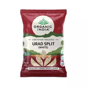 Белый Урад Дал колотый (500 г), Urad Split (White), произв. Organic India