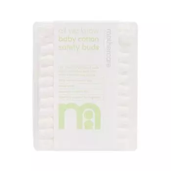 Безопасные ватные палочки с бумажным стержнем (60 шт), Safety Cotton Buds with Paper Stem, произв. Mothercare