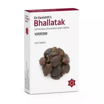 Бхаллатак (30 таб, 600 мг), Bhallatak, произв. Dr. Vasishth’s