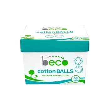Ватные шарики (50 шт), Cotton Balls, произв. Beco