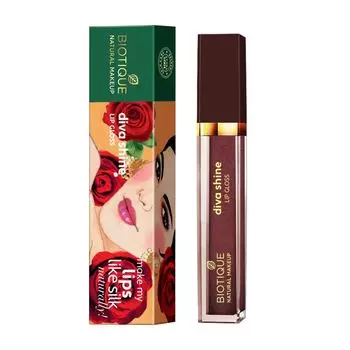 Блеск для губ Сахарная слива (3 мл), Diva Shine Lip Gloss Sugar Plum, произв. Biotique