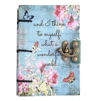 Блокнот ручной работы, Handmade Flower Dairy, произв. MYINDIA