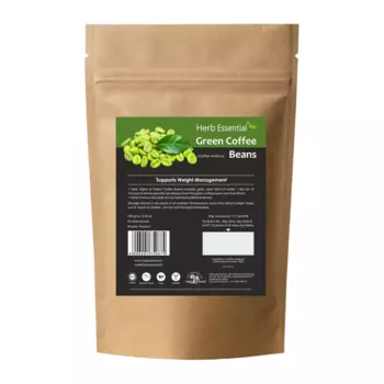 Бобы Зеленого кофе (100 г), Green Coffee Beans, произв. Herb Essential