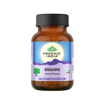 Брахми (60 кап, 350 мг), Brahmi, произв. Organic India