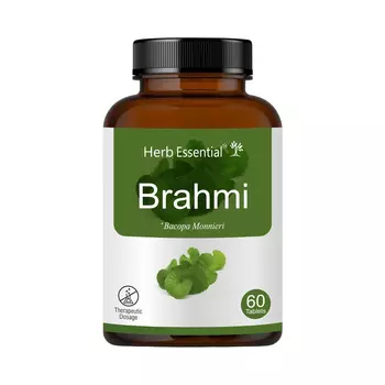 Брахми (60 таб, 500 мг), Brahmi, произв. Herb Essential