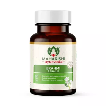 Брахми (60 таб, 500 мг), Organic Brahmi, произв. Maharishi Ayurveda