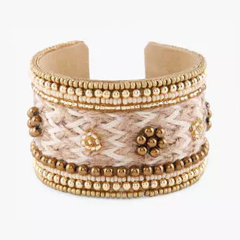 Браслет из бисера, Braided Bracelet, произв. MYINDIA