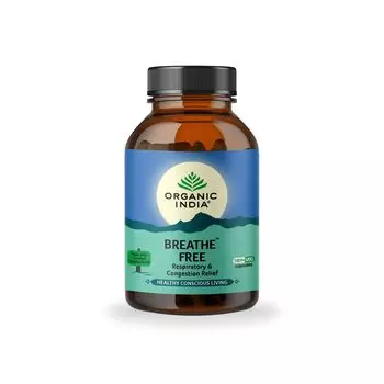 Бриф Фри (180 кап, 325 мг), Breathe Free, произв. Organic India