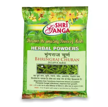 Брингарадж Чурна (100 г), Bhringraj Churan, произв. Shri Ganga Pharmacy
