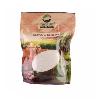 Цельнозерновая мука (450 г), Bundelkhand Wheat Atta, произв. Organic Wellness