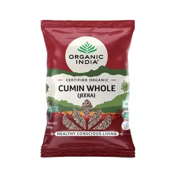 Цельный Кумин (100 г), Cumin Whole, произв. Organic India