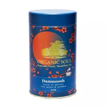 Чай Дамнуш с Шафраном, лепестками Розы и Кардамоном (30 г), Damnoosh, произв. Organic Soul