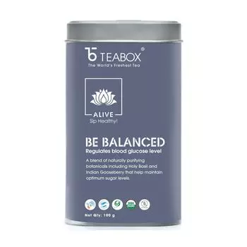 Чай для контроля уровня сахара в крови (100 г), Be Balanced, произв. Teabox