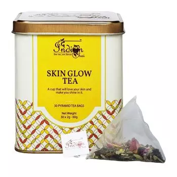Чай для сияния кожи (30 пак, 2 г), Skin Glow Tea, произв. Indian Chai
