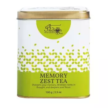 Чай для улучшения памяти (100 г), Memory Zest Tea for Memory, произв. Indian Chai