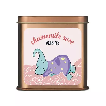 Чай из Ромашки и Розы (50 г), Chamomile Rose Herb Tea, произв. Tea Trunk