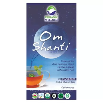 Чай Ом Шанти (25 пак, 1,55 г), Om Shanti Tea, произв. Organic Wellness