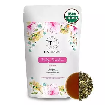 Чай Ройбуш для пищеварения (100 г), Belly Soother Wellness Tea, произв. Tea Treasure