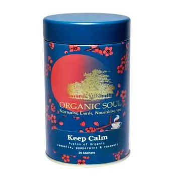 Чай с органической Ромашкой, Мятой и Розмарином (20 пак, 2 г), Keep Calm, произв. Organic Soul