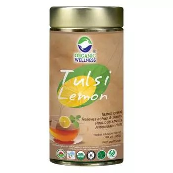 Чай с Тулси и Лимоном (100 г), Tulsi Lemon Tea, произв. Organic Wellness