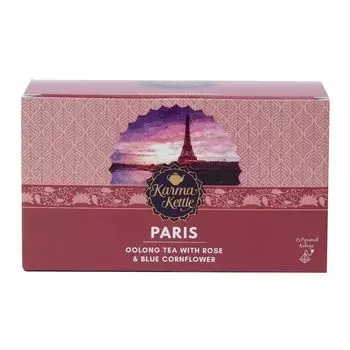 Чай Улун с Розой и Васильком (25 пак, 2 г), Paris, произв. Karma Kettle