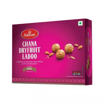 Чана Ладу с сухофруктами (400 г), Chana Dry Fruit Ladoo, произв. Haldiram's