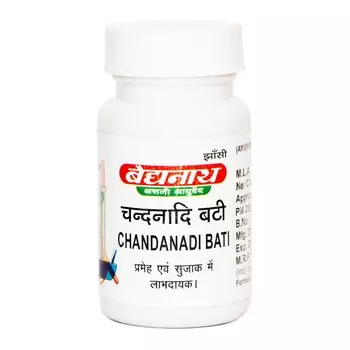 Чанданади Вати (40 таб, 375 мг), Chandanadi Bati, произв. Baidyanath