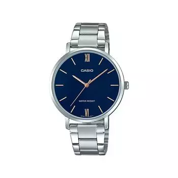 Часы женские аналоговые серебристые, Silver Analog Women's Watch, произв. Casio