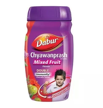 Чаванпраш Фруктовый микс (1 кг), Chyawanprash Mixed Fruit Flavour, произв. Dabur