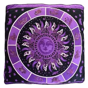 Чехол для напольной подушки, Floor Pillow Cover Purple, Handmade, произв. MYINDIA
