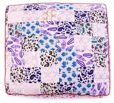 Чехол для напольной подушки, Floor Pillow Cover Patchwork Light, Handmade, произв. MYINDIA