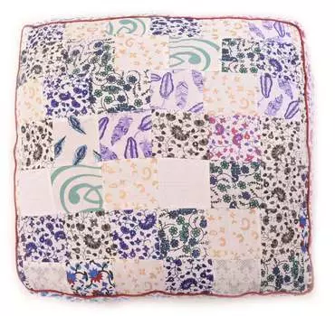 Чехол для напольной подушки, Floor Pillow Cover Patchwork Bright, Handmade, произв. MYINDIA