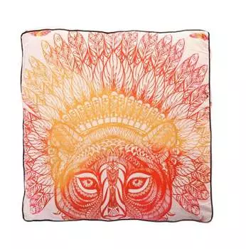 Чехол для напольной подушки, Floor Pillow Cover Tiger, Handmade, произв. MYINDIA