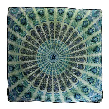 Чехол для напольной подушки, Floor Pillow Cover Green, Handmade, произв. MYINDIA