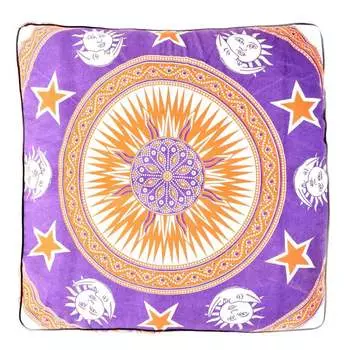 Чехол для напольной подушки, Floor Pillow Cover Sun and Moon, Handmade, произв. MYINDIA