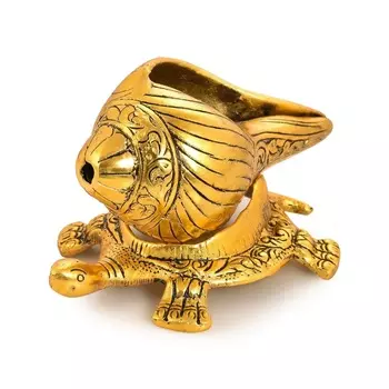 Черепаха с раковиной для Васту, Shank Kachhua Stand Turtle for Vastu, произв. Kridaykraft