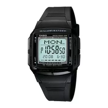 Черные цифровые часы унисекс, Black Digital Unisex Watch, произв. Casio