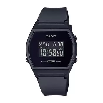 Черные цифровые женские часы, Black Digital Women's Watch, произв. Casio