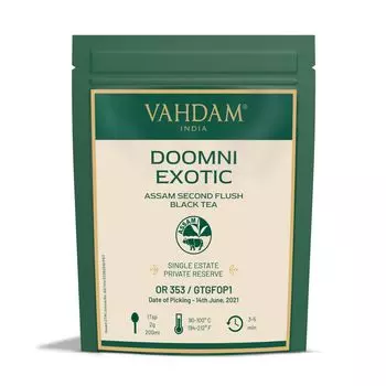 Черный чай Ассам Думни Экзотик (100 г), Doomni Exotic Assam Black Tea, произв. VAHDAM