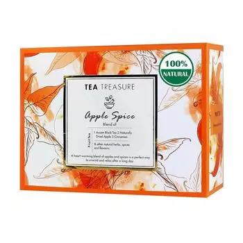 Черный чай Ассам с Яблоком и специями (18 пак, 2 г), Assam Black Tea Apple Spice, произв. Tea Treasure