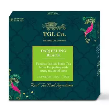 Черный чай Дарджилинг (16 пак, 2 г), Darjeeling Black Tea, произв. TGL Co.