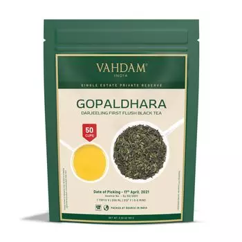 Черный чай Дарджилинг Гопалдхара (100 г), Gopaldhara Darjeeling Black Tea, произв. VAHDAM