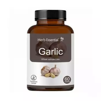 Чеснок (60 таб, 500 мг), Garlic, произв. Herb Essential
