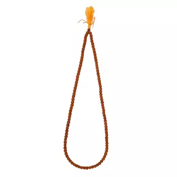Четки из Рудракши Панчамукхи (5 мукхи), Panchamukhi (five-faced, 6,5 mm) Rudraksha Mala, произв. Isha Life