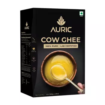 Чистое масло Гхи (1 л), Cow Ghee 100% Pure, произв. Auric