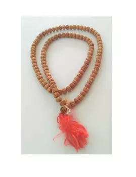 Чётки из Сандалового Дерева (108 шариков), Sandalwood Chandan Mala 100% Pure, произв. Kalyan Puja