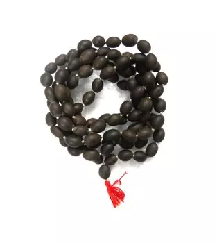 Чётки из Семян Лотоса (108 шариков), Kamal Gutta (Lotus Seed) Mala, произв. Kalyan Puja
