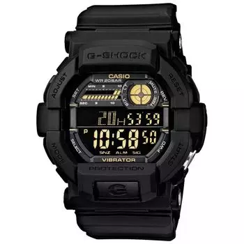 Цифровые часы черные мужские, Black Digital Men's Watch, произв. Casio